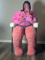 Thigh High Mongolian Style Boots