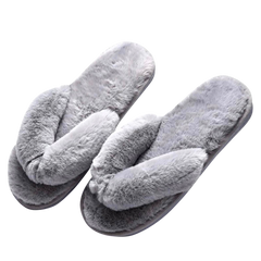 Grey Cozy Slippers