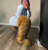 Thigh High Fur Boots