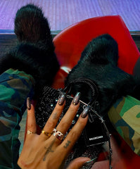 Black Fly Furry Boots