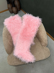 Thigh High Mongolian Style Boots