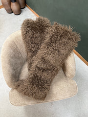 Thigh High Mongolian Style Boots