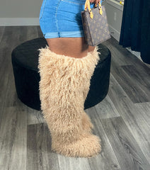 Thigh High Mongolian Style Boots