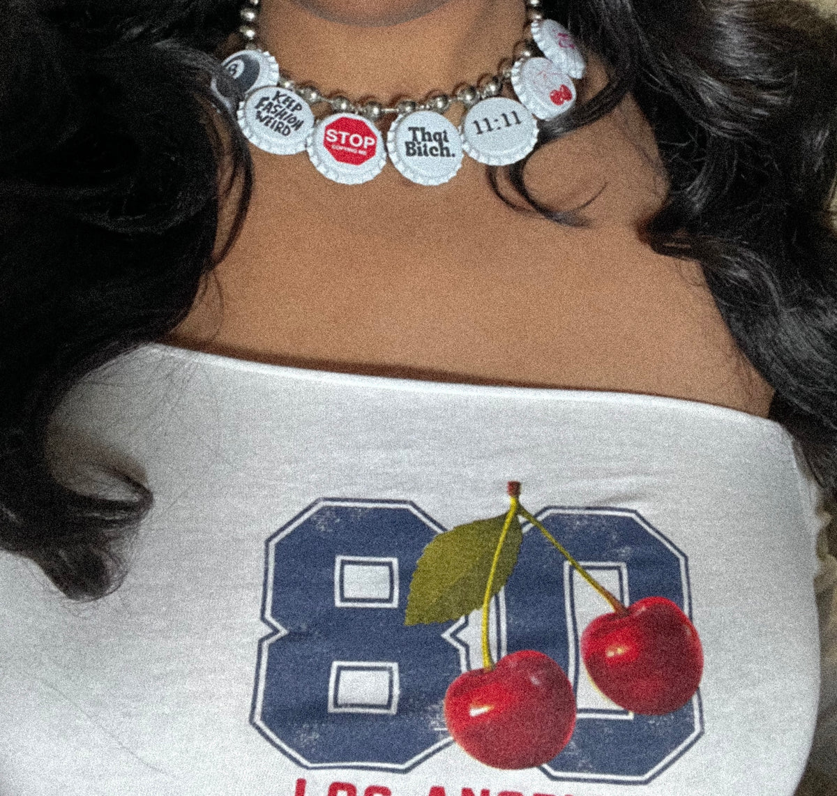 Cap Choker Necklace