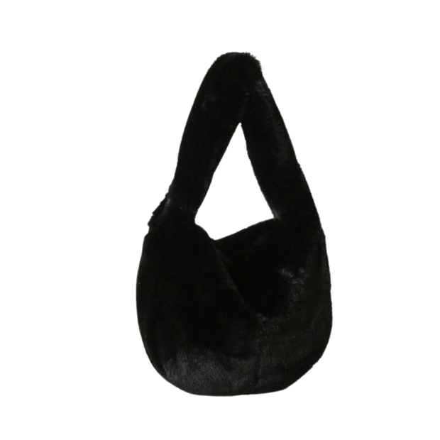 Black Cozy Hobo Bag