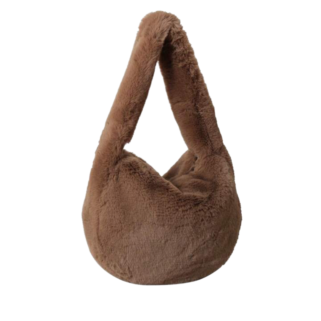 Brown Cozy Hobo Bag