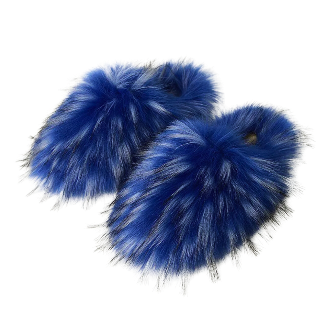 Blue/ White Fly Furries