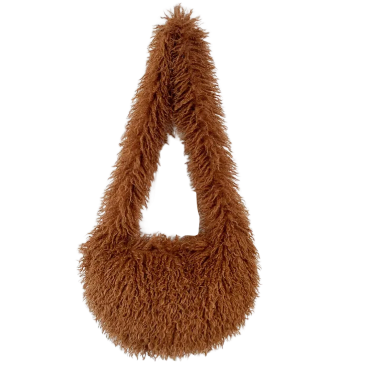 Frenzy Brown Hobo Bag