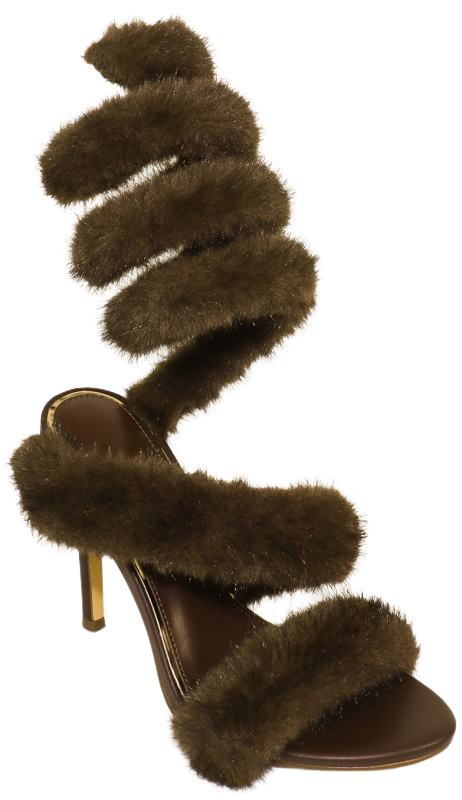 Cozy Infinity Fur Heel